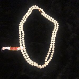 Premiere designs Women’s faux pearl necklace NWT